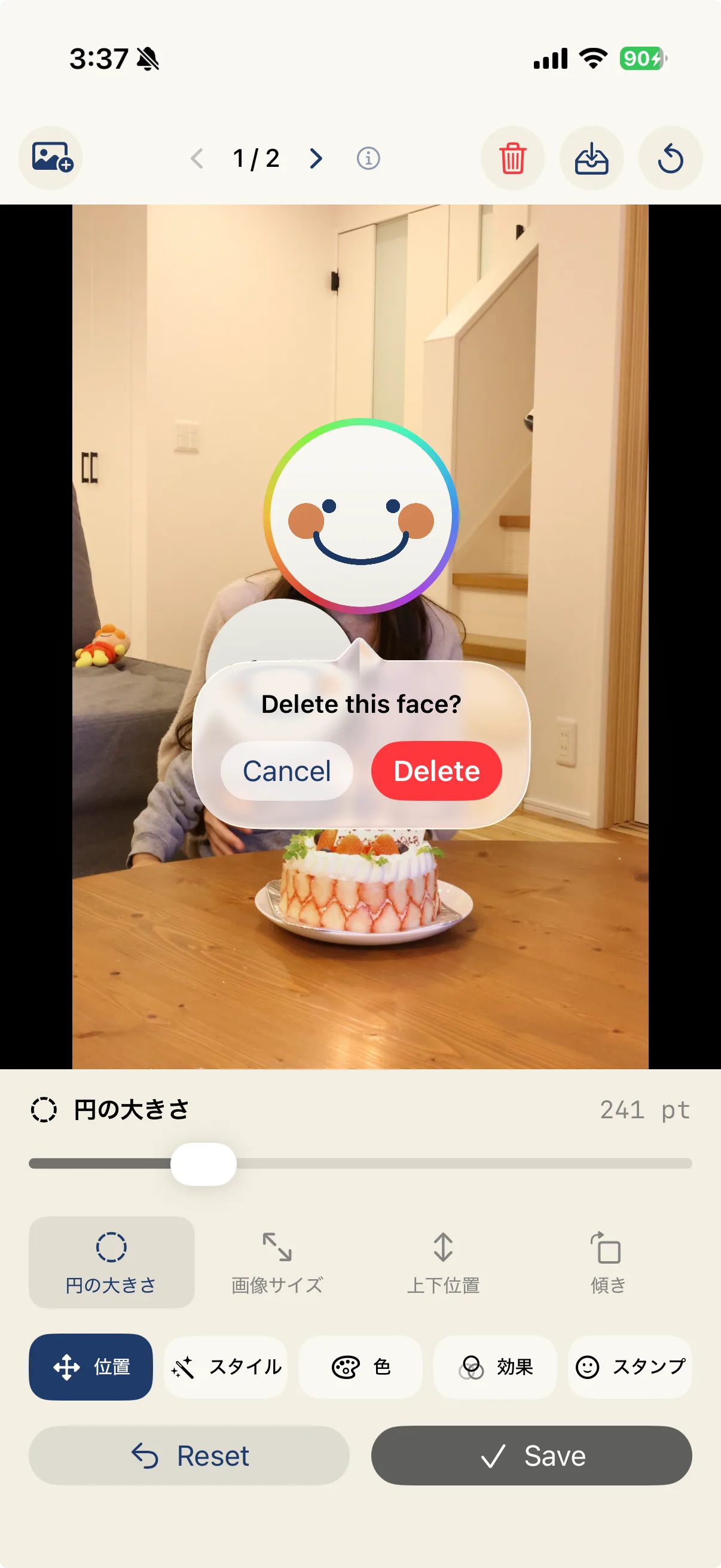 STIL.TOON per-face editor